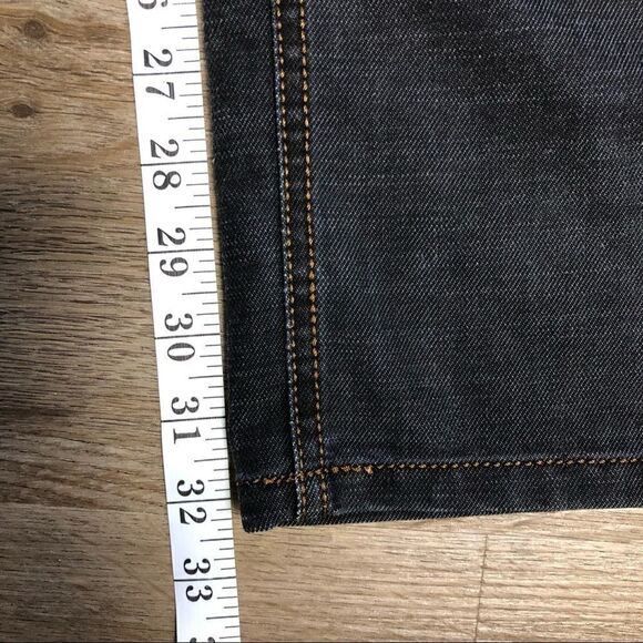 Enzo Denim Black Jeans, Size 38, missing button - Picture 7 of 10